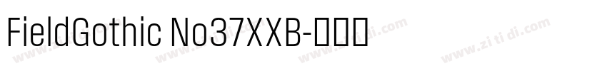 FieldGothic No37XXB字体转换